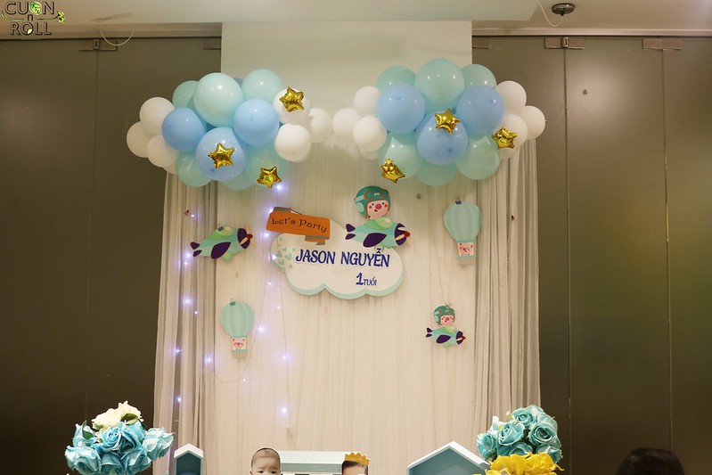 Trang trí sinh nhật cho bé tại nhà Cầu Giấy Minh Đăng  Bảo Châu  Dịch vụ  trang trí sinh nhật tại Hà Nội