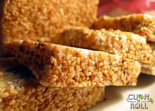 bánh cáy thơm ngon - món ngon đất bắc