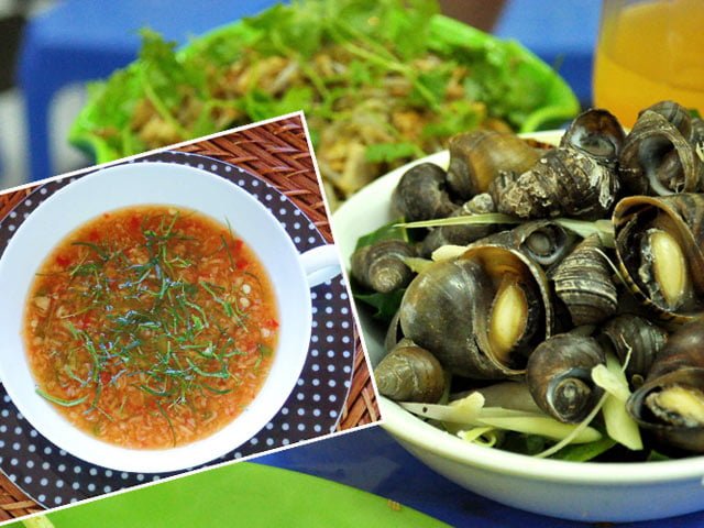 Cách luộc ốc và làm nước chấm ốc siêu ngon