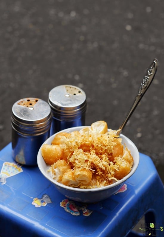 cháo sườn - món ăn vặt