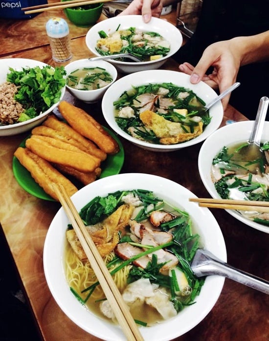 mỳ vằn thắn ngon hà nội