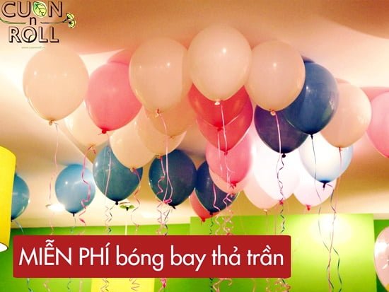 Dịch vụ tổ chức sinh nhật cho bé tại Cuốn N Roll