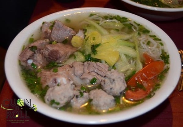 ăn sáng ngon hà nội-bún chân giò