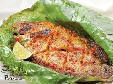 cá nướng da giòn