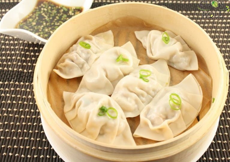 cách làm há cảo hấp chay