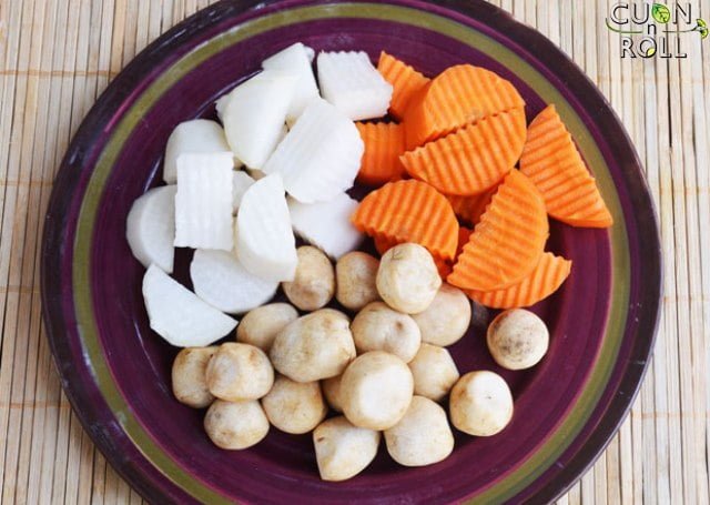 Cách làm món kho chay thập cẩm