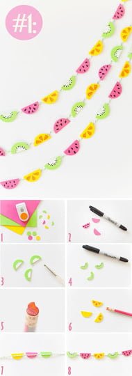 Cách làm đồ trang trí sinh nhật sắc màu 