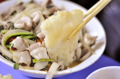 ăn vặt hà nội-phở rán