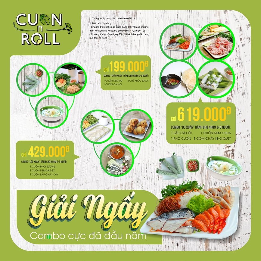 combo giải ngấy