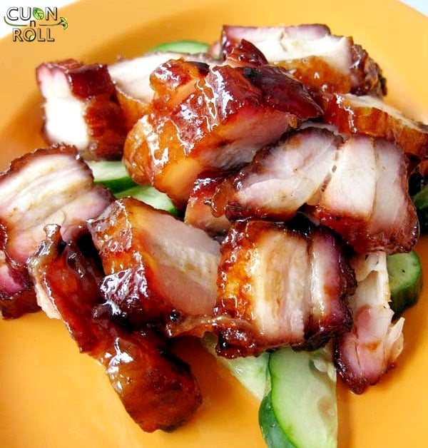 thịt quay húng lìu