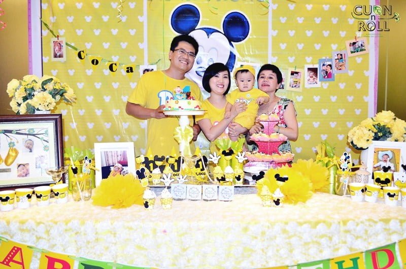 cuonnroll tổ chức sinh nhật cho bé