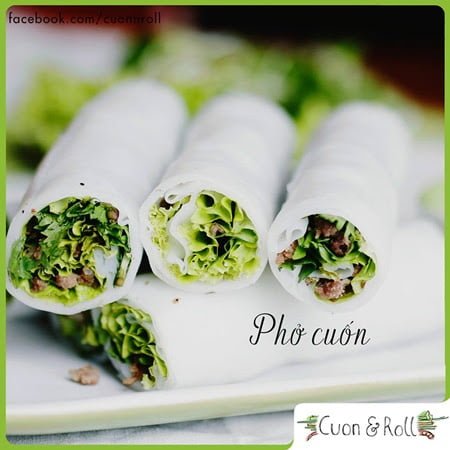 cách làm phở cuốn hà nội ngon