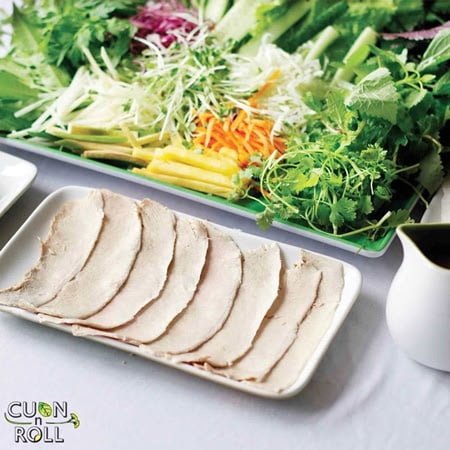 bánh tráng cuốn thịt heo đà nẵng