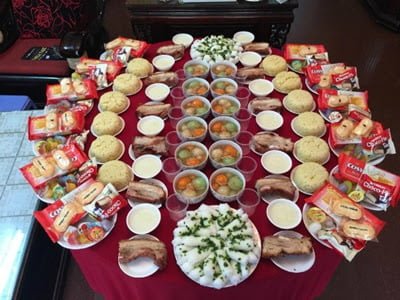 lễ vật cúng đầy tháng cho bé