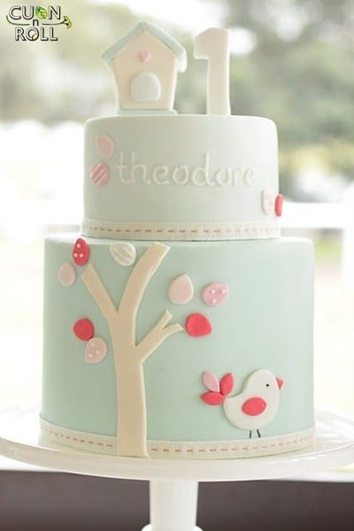 mẫu bánh sinh nhật cho bé 1 tuổi