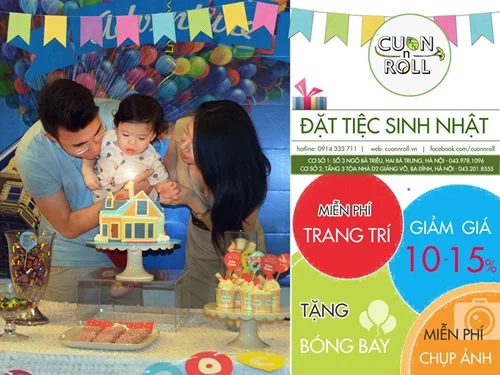 tổ chức sinh nhật cho bé