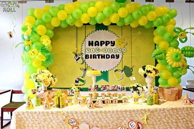 cach trang tri phong sinh nhat cho be