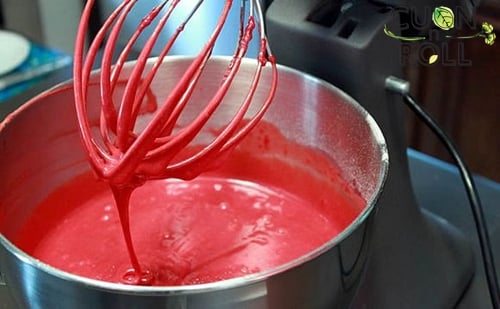 cuonnroll_cách làm bánh red velvet