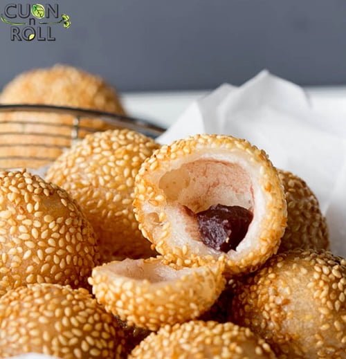 bánh rán lúc lắc món ngon ngày mưa lạnh