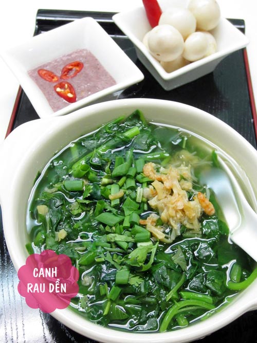 canh rau dền