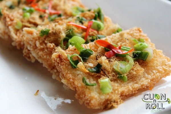 ẩm thực cơm cháy kho quẹt