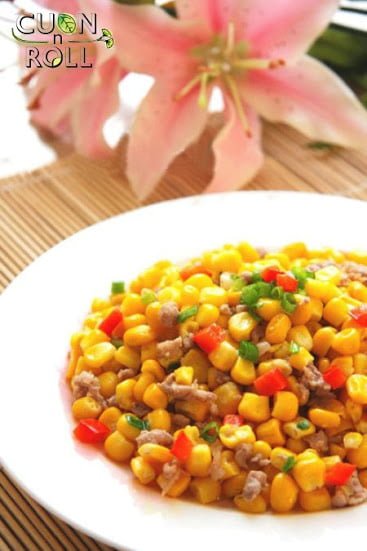 thịt kho bắp đậu