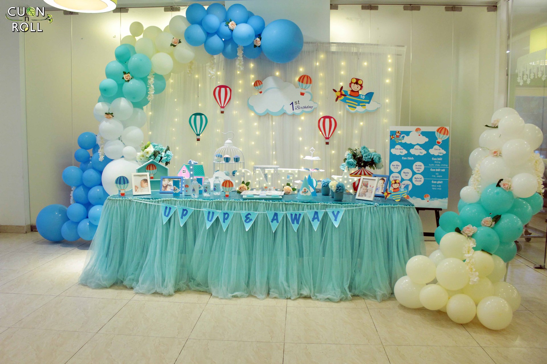 Hướng dẫn cách trang trí sinh nhật cho bé trai