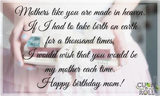 chúc sinh nhật mẹ