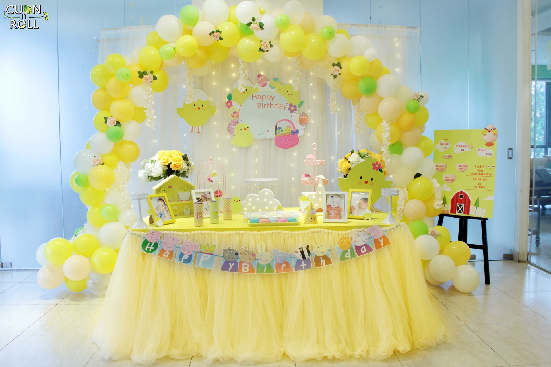 Gợi ý những mẫu bóng bay trang trí sinh nhật đẹp cho bé yêu