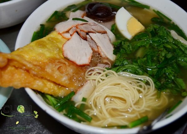 ăn sáng ngon hà nội-mỳ vằn thắn