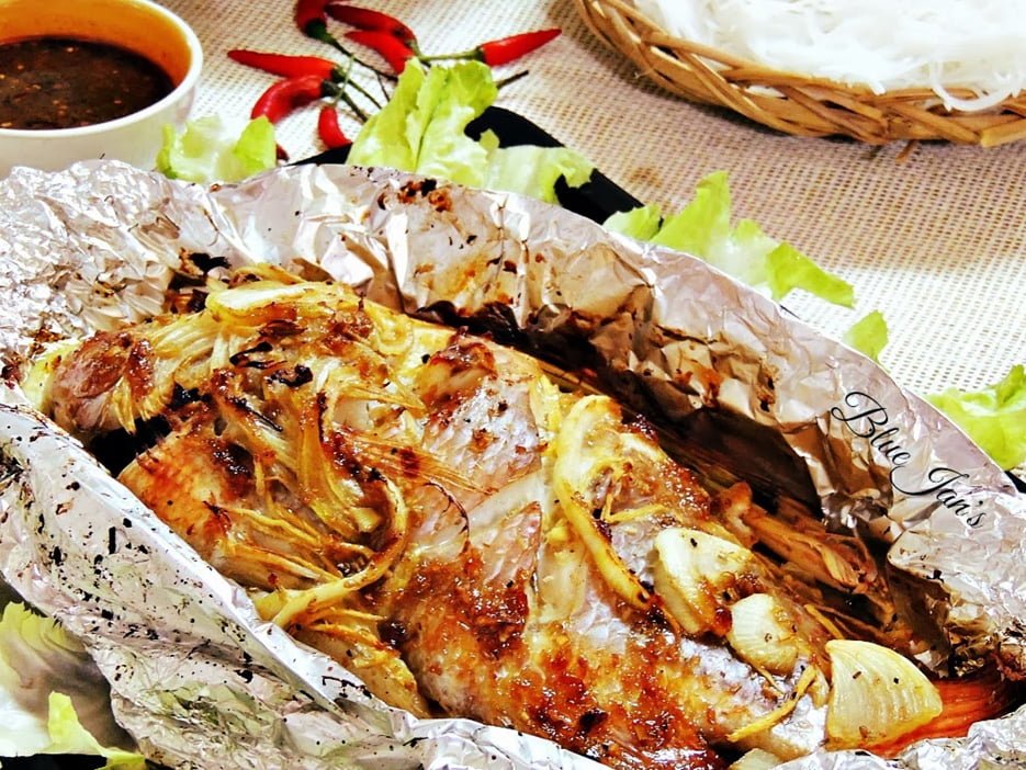 Cá diêu hồng hấp lạp xưởng