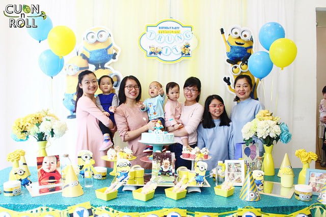 tiệc đầy tháng cho bé