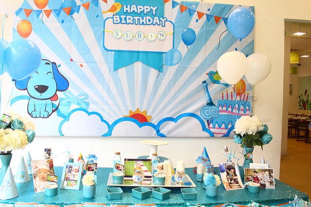 tổ chức sinh nhật tại nhà