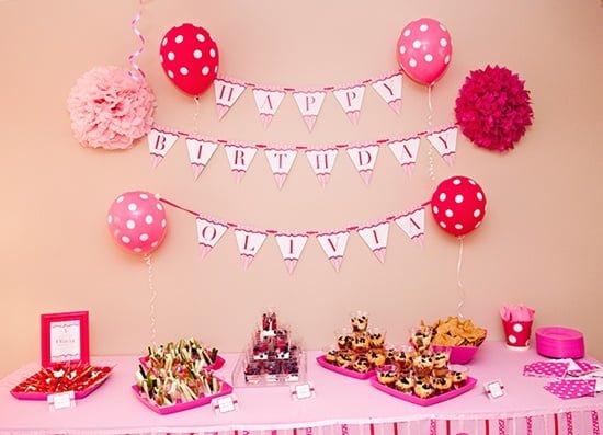 trang trí sinh nhật cho bé