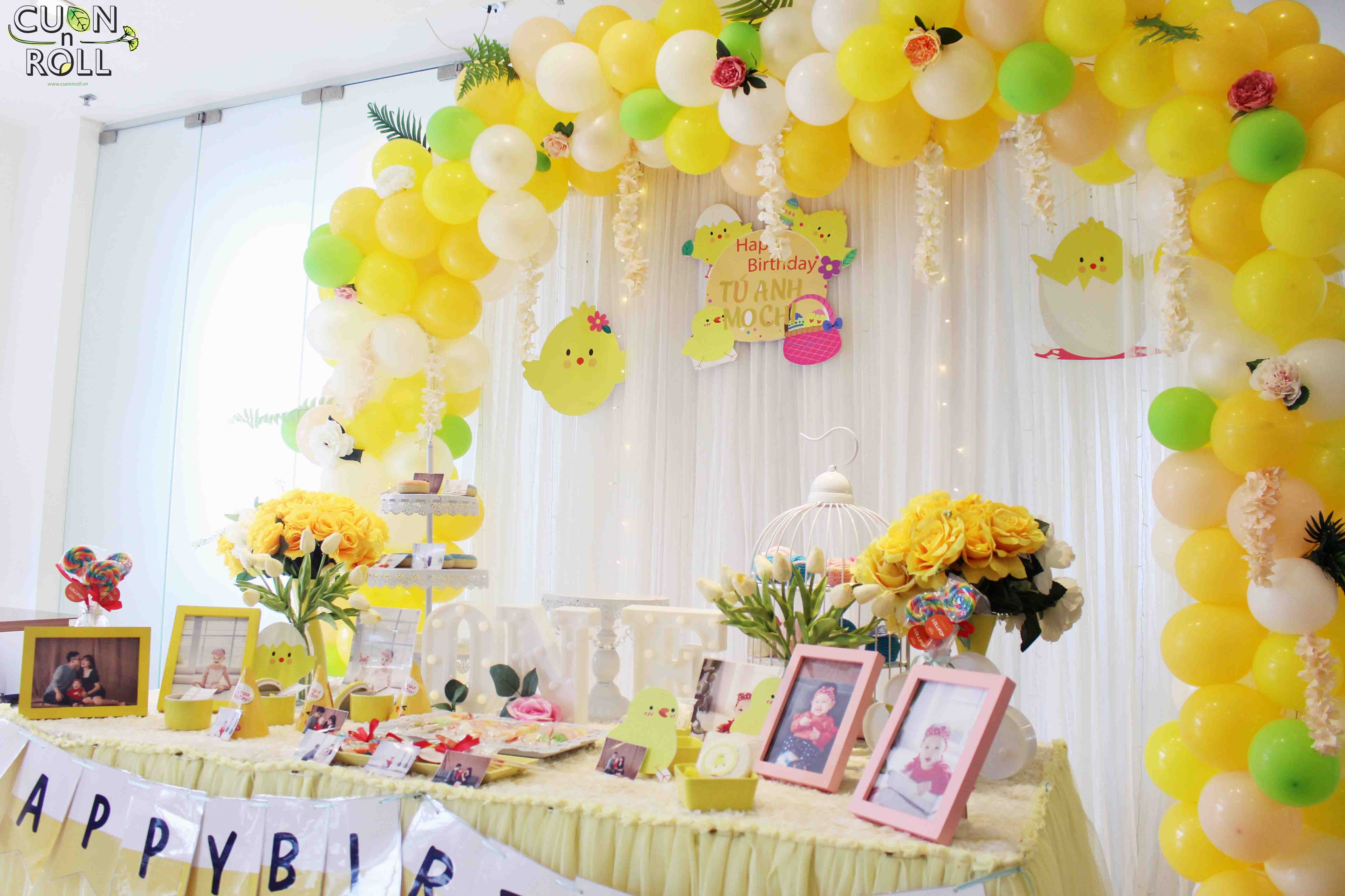 Trang trí sinh nhật cho bé