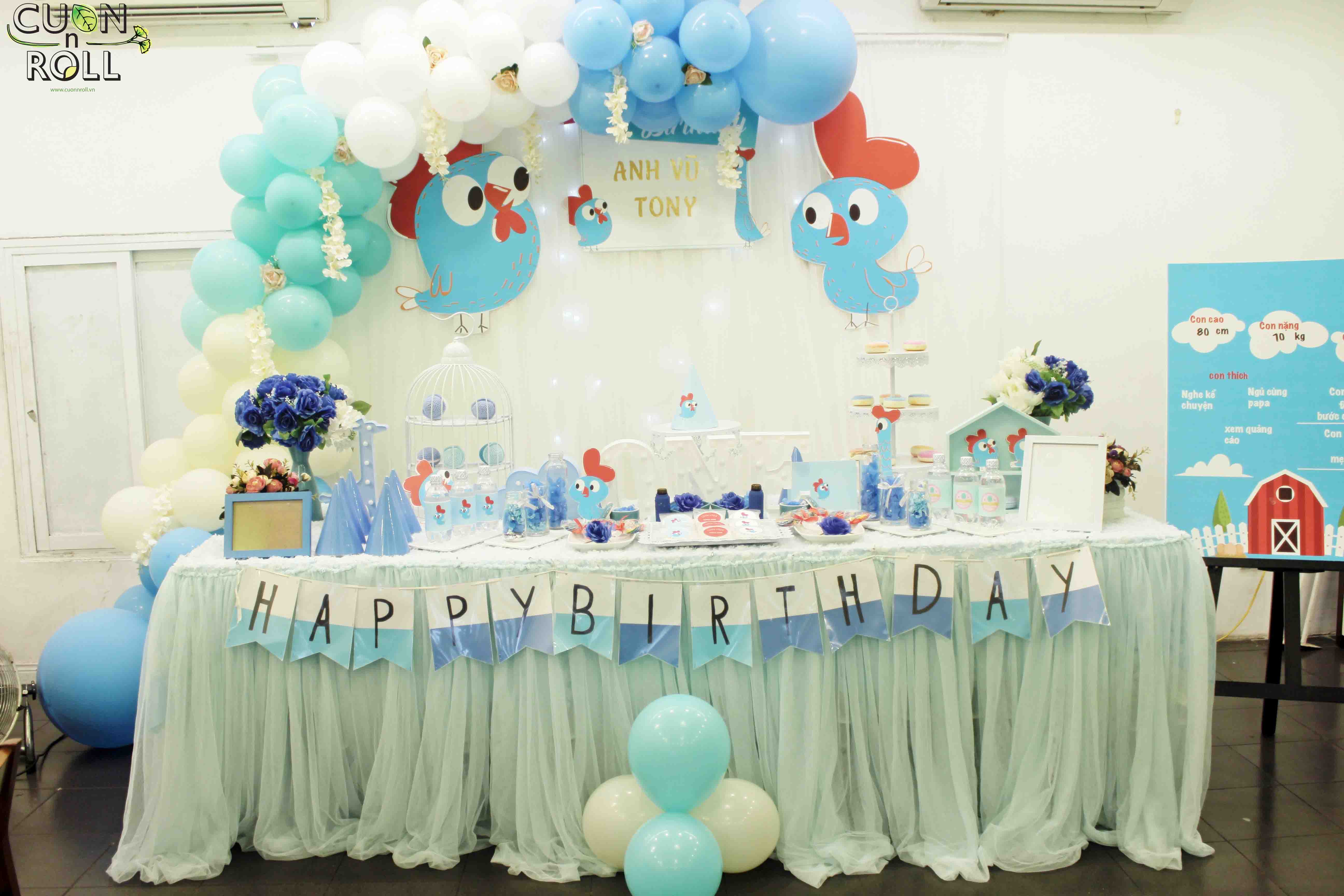 Trang trí sinh nhật cho bé