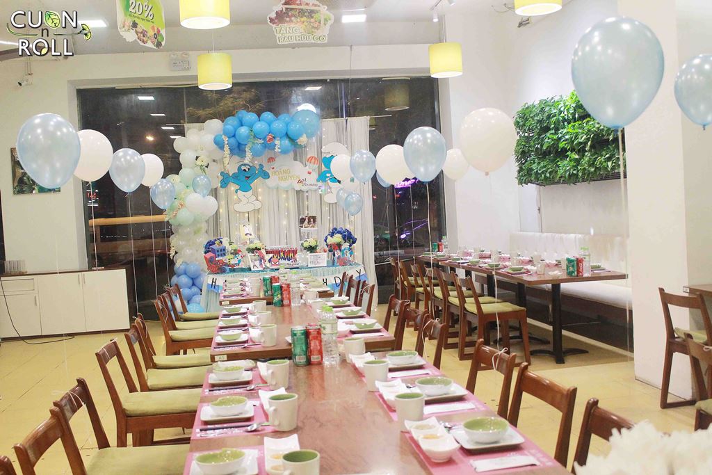 Trang trí sinh nhật cho bé trai