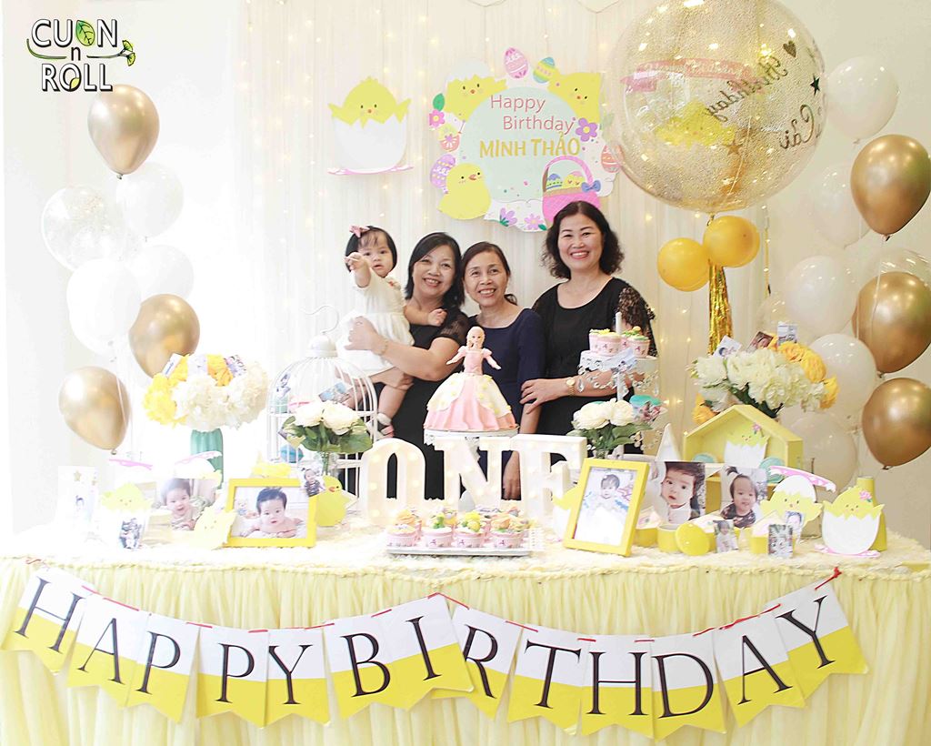 Trang trí sinh nhật cho bé
