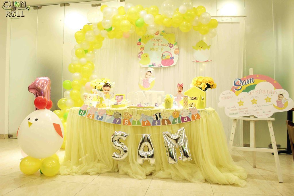 Trang trí sinh nhật cho bé
