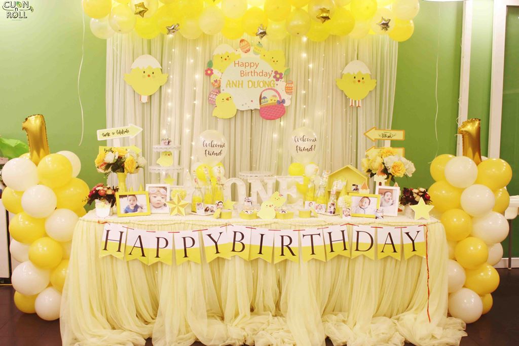 Trang trí sinh nhật cho bé