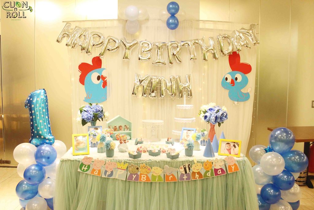 tổ chức tiệc đầy tháng cho bé