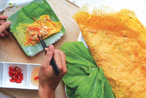 bánh xèo nem lụi