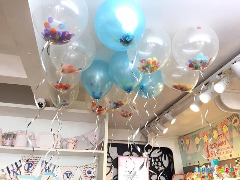 bóng bay trang trí sinh nhật đơn giản
