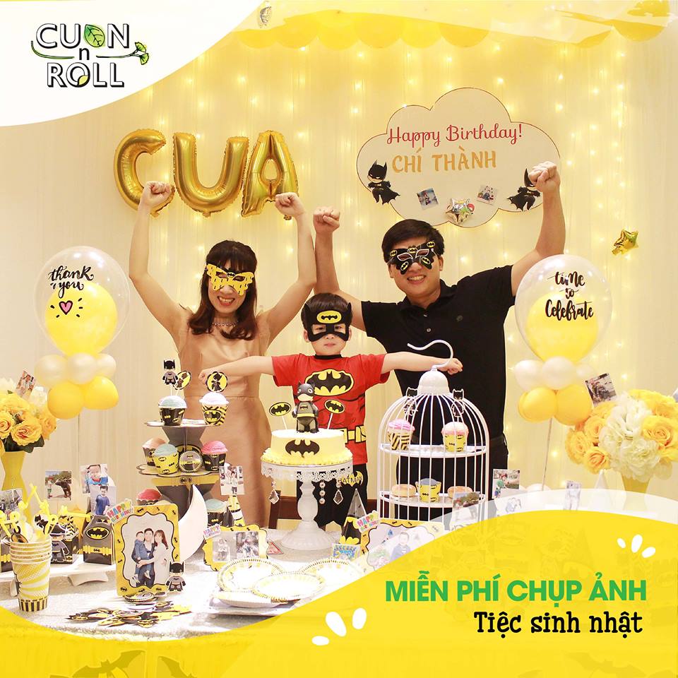 khuyến mãi miễn phí chụp ảnh tiệc sinh nhật bé