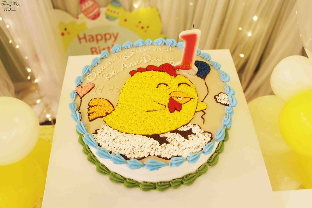 Bánh sinh nhật con vật đáng yêu dành cho bé
